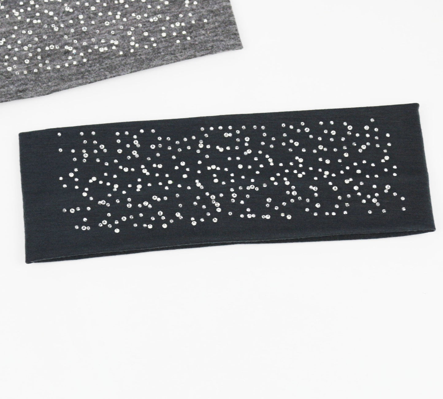 Cotton loop hair band with glitters