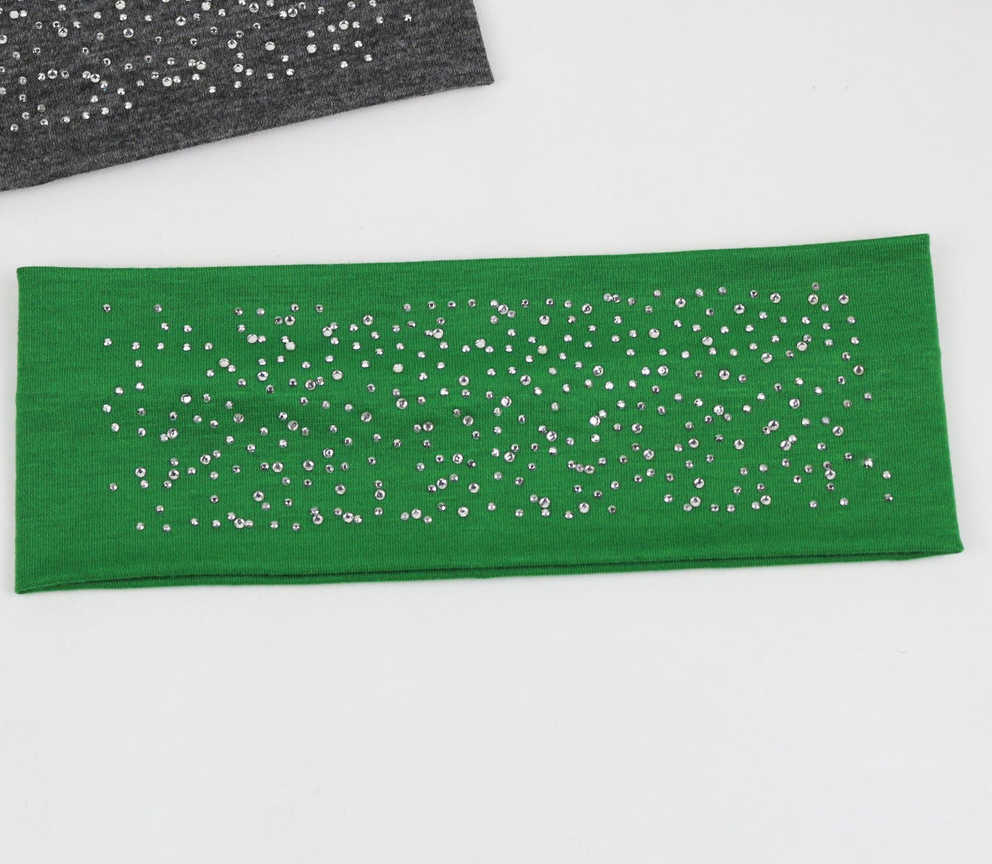 Cotton loop hair band with glitters