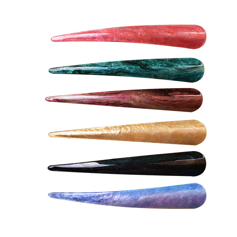Glitter resin large Ibis clip
