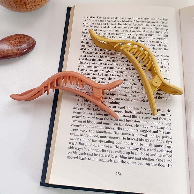 Acrylic long Ibis clip with teeth