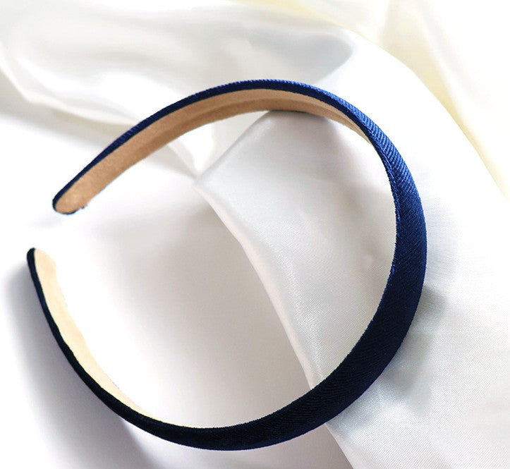 2cm wide velvet headband