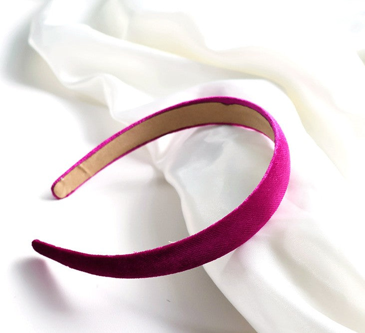 2cm wide velvet headband