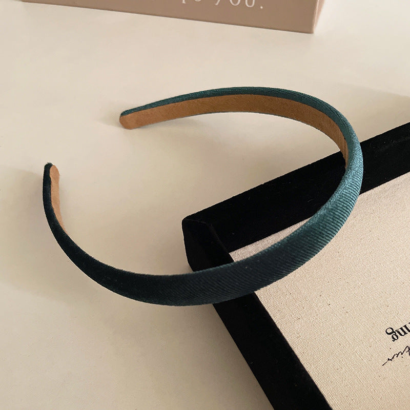 1.5cm wide velvet thin headband