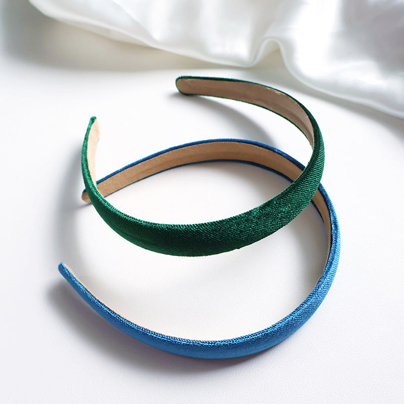 2cm wide velvet headband