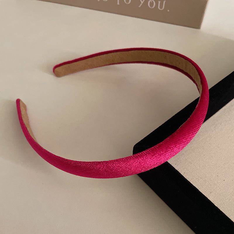1.5cm wide velvet thin headband