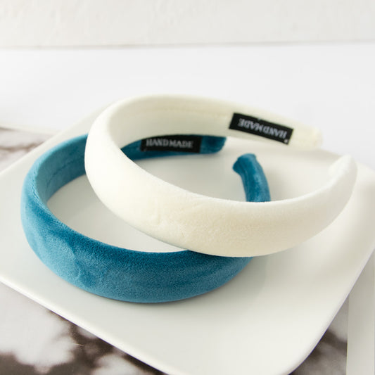 Fluffy velvet headband