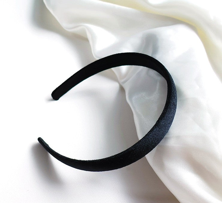 2cm wide velvet headband