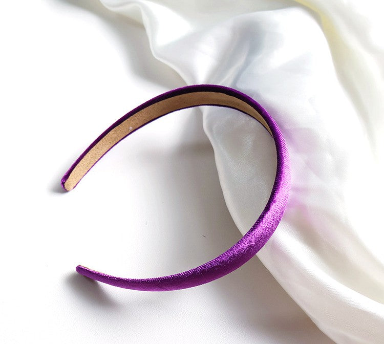 2cm wide velvet headband