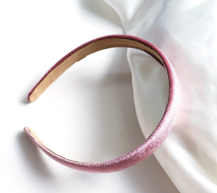 2cm wide velvet headband
