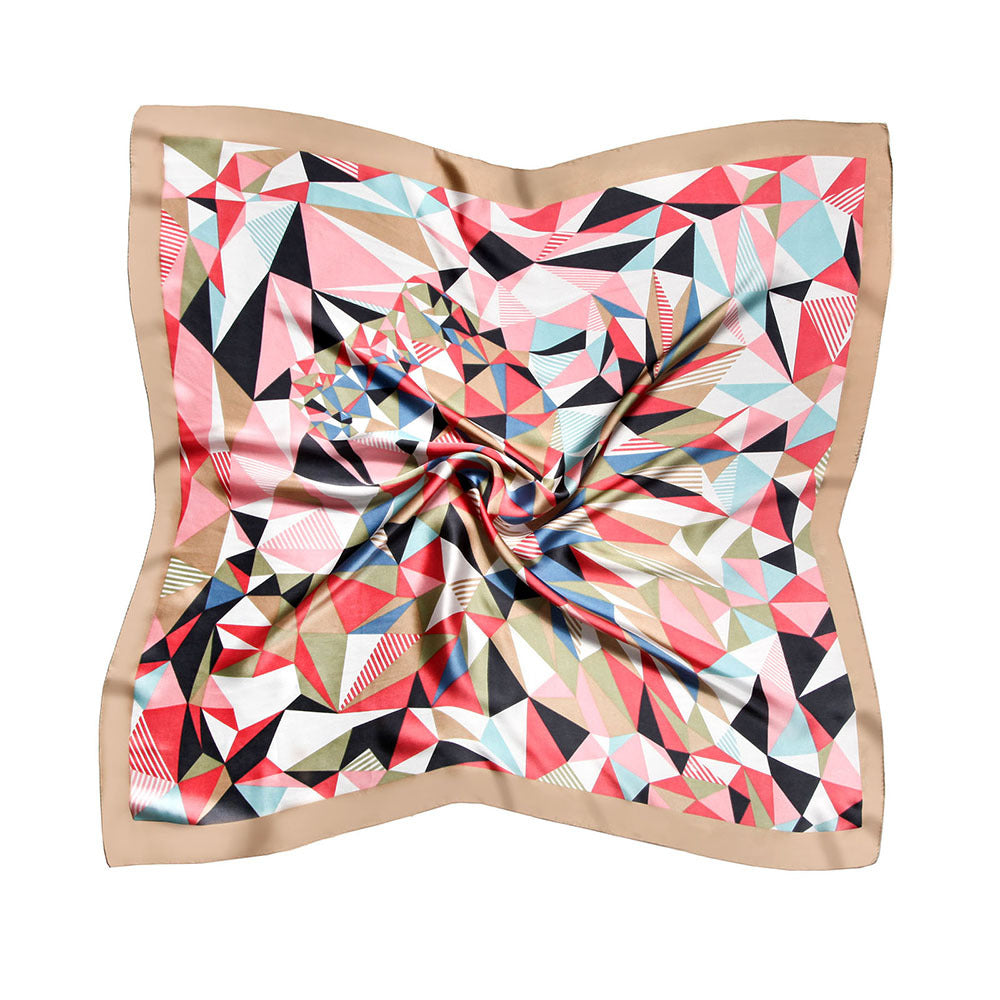 Printed square scarf