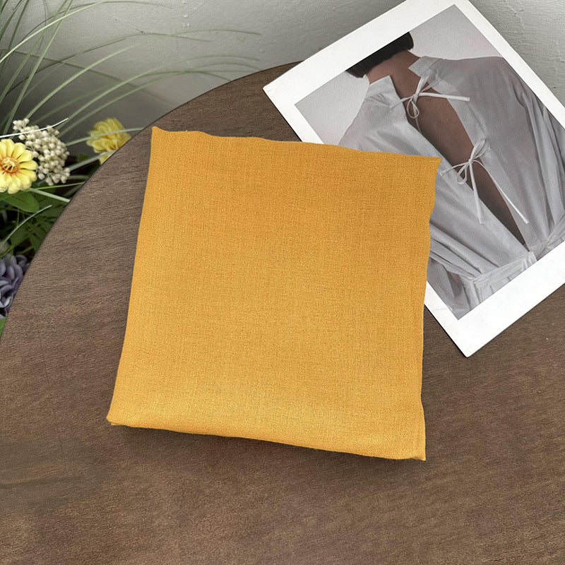 Plain square scarf