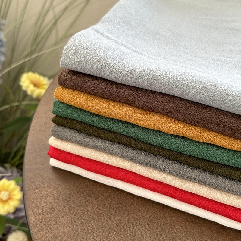 Plain square scarf