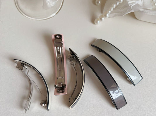 Rectangle arch hair barrette