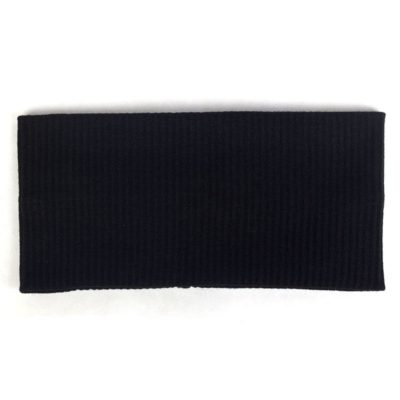 Ribbed stretchy extra-wide loop headband