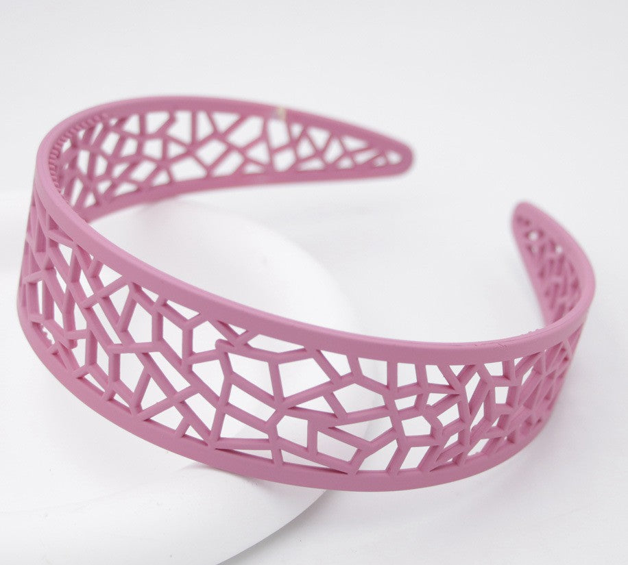 Hollow acrylic headband