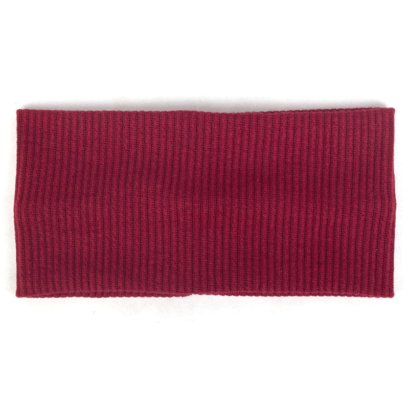Ribbed stretchy extra-wide loop headband