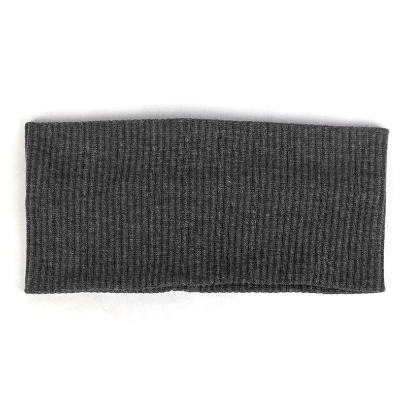 Ribbed stretchy extra-wide loop headband
