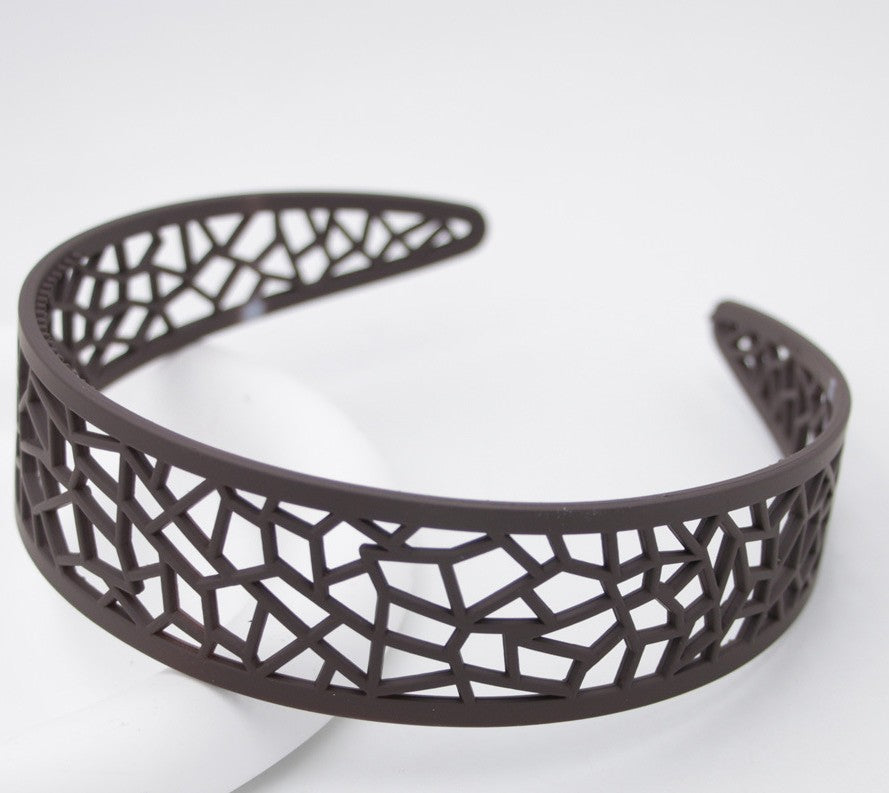 Hollow acrylic headband