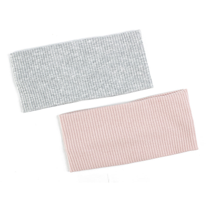 Ribbed stretchy extra-wide loop headband