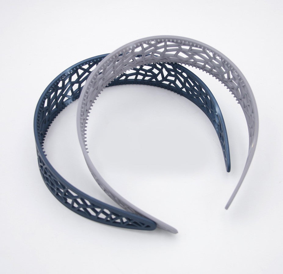 Hollow acrylic headband