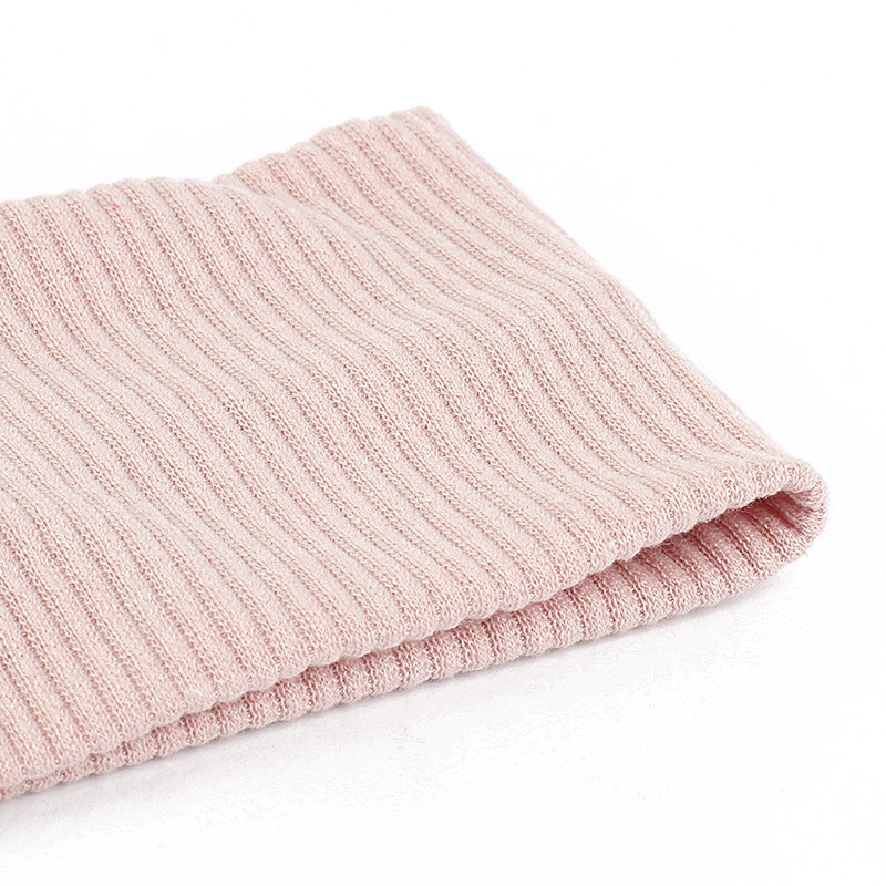 Ribbed stretchy extra-wide loop headband