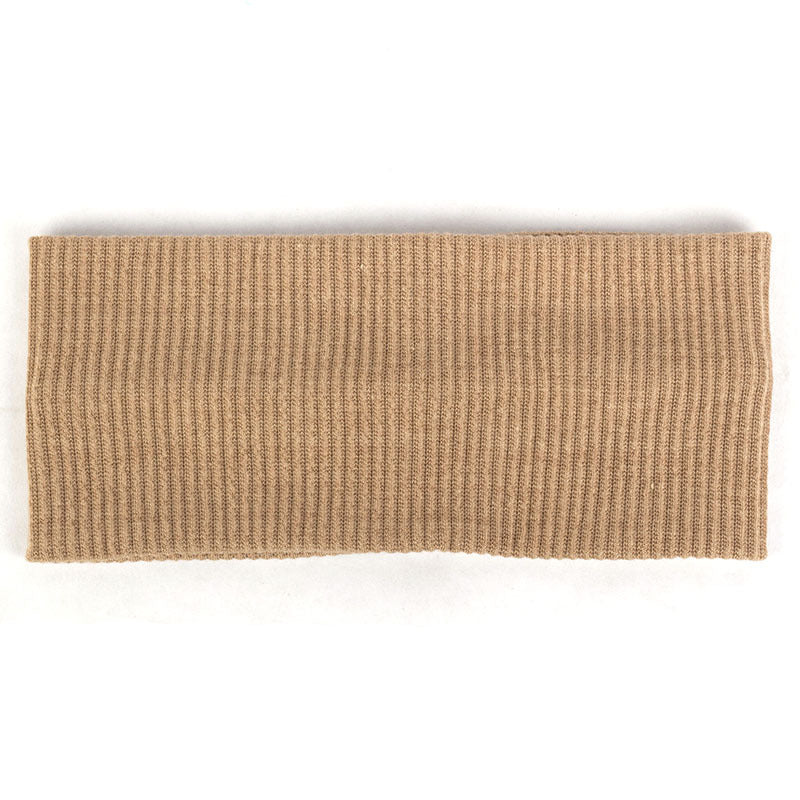 Ribbed stretchy extra-wide loop headband