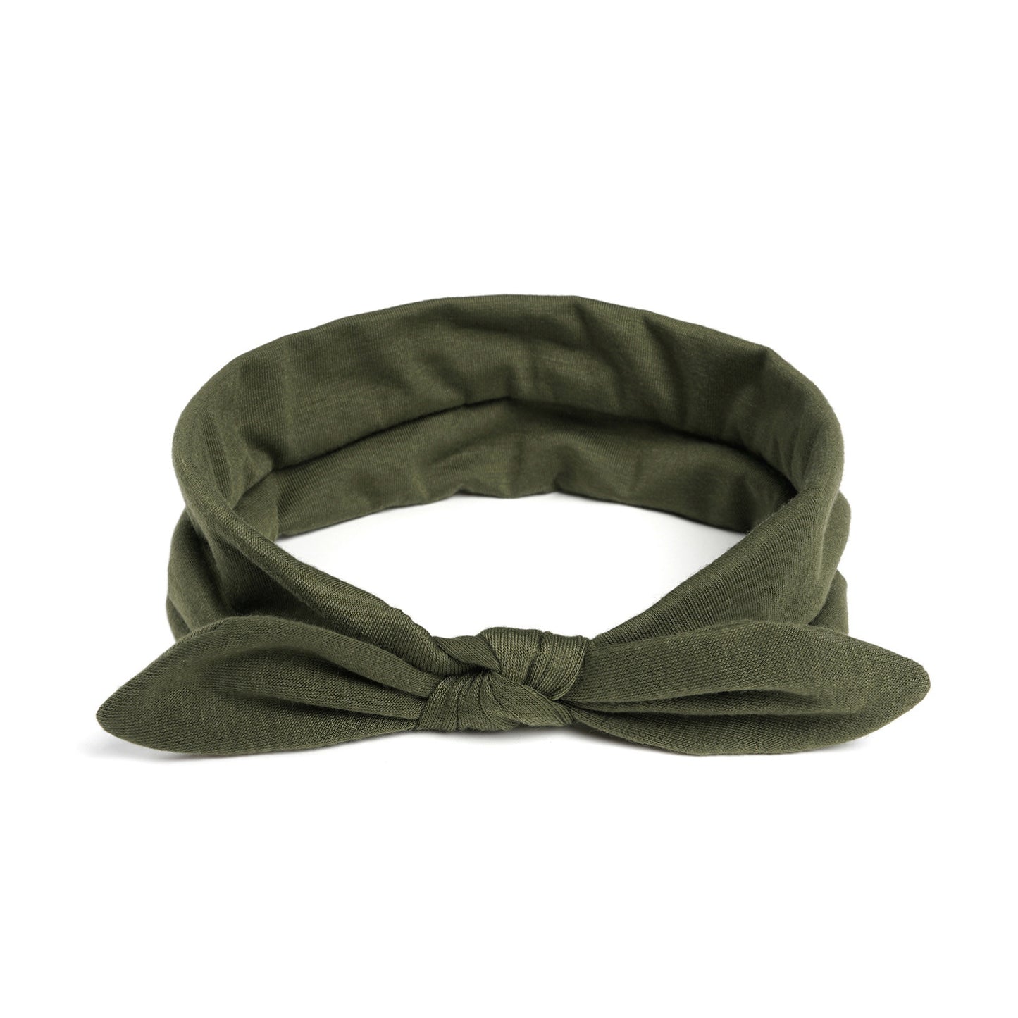 Plain headband with bow
