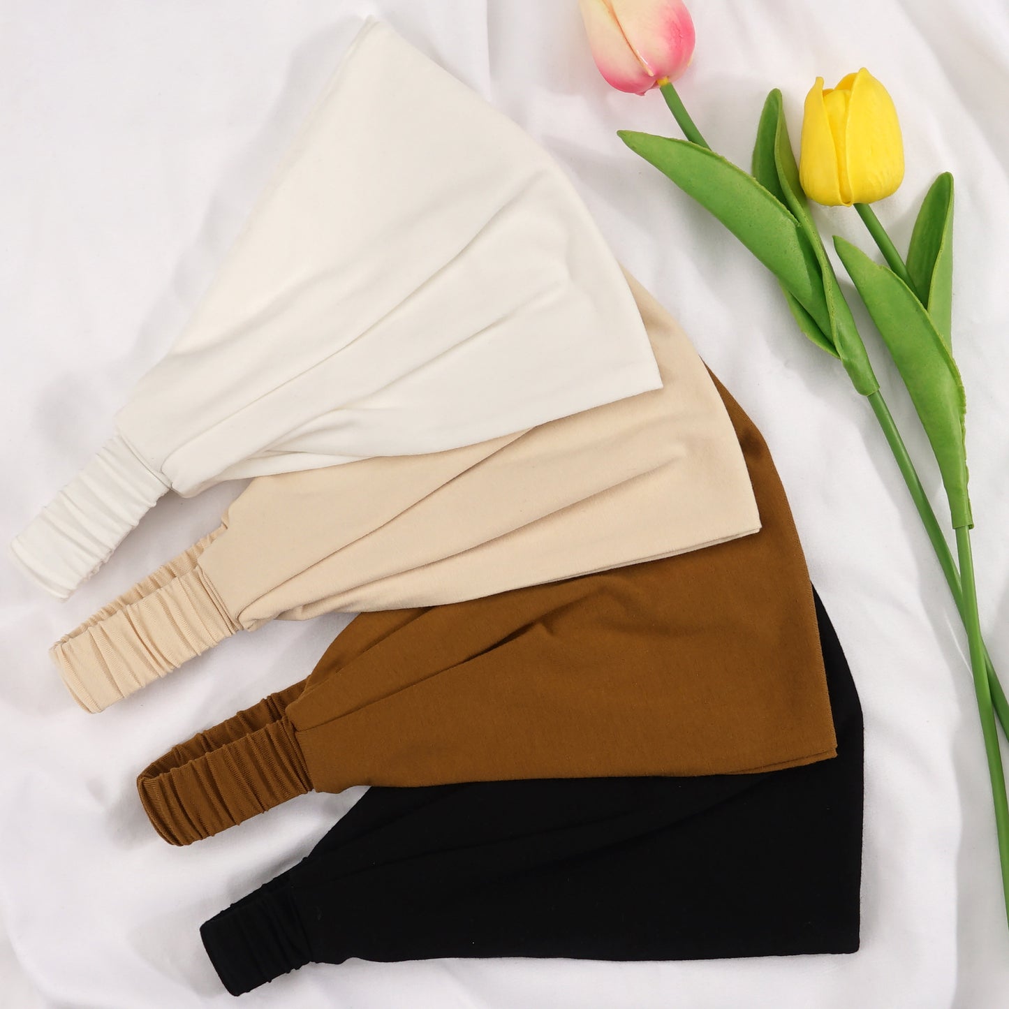 Double layer bandanna headband