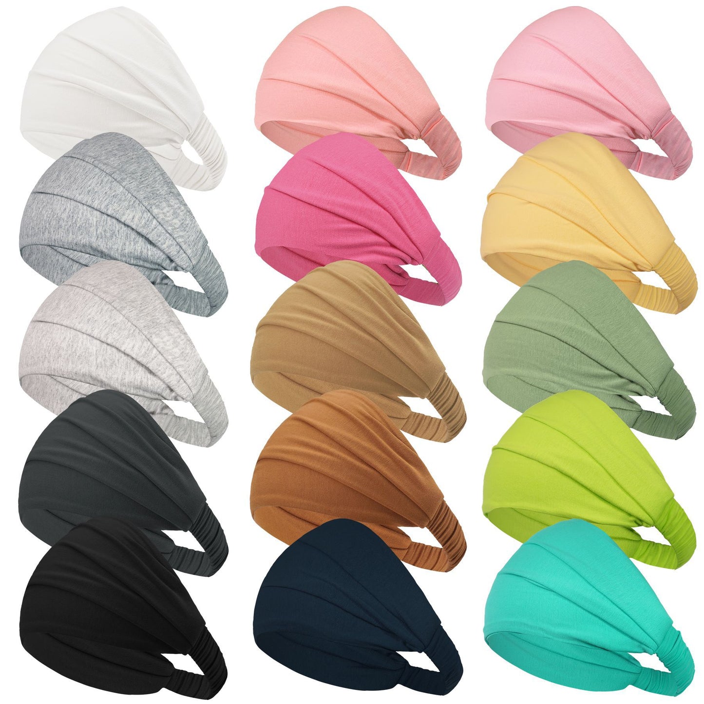 Double layer bandanna headband