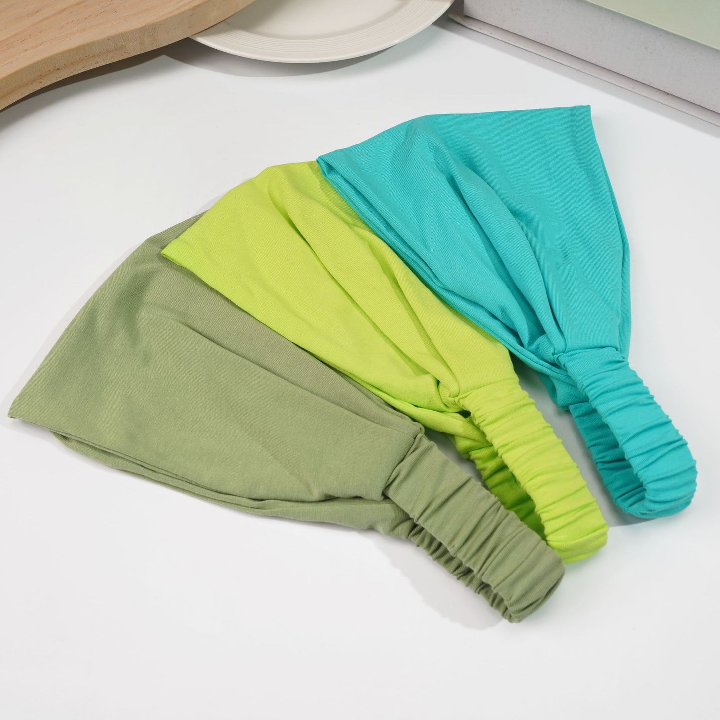 Double layer bandanna headband