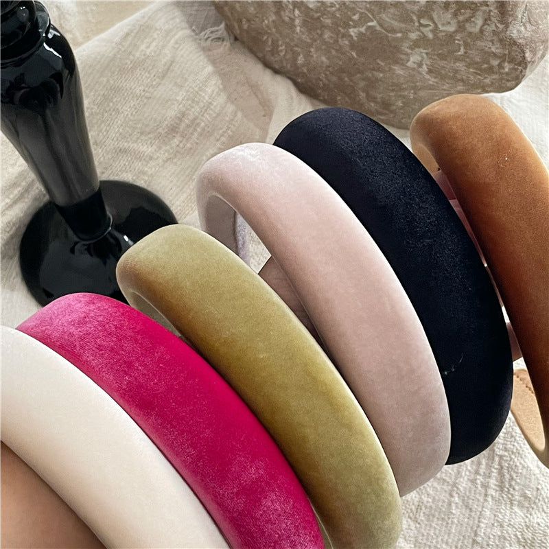 Premium velvet headband