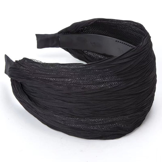 10cm crinkle chiffon headband