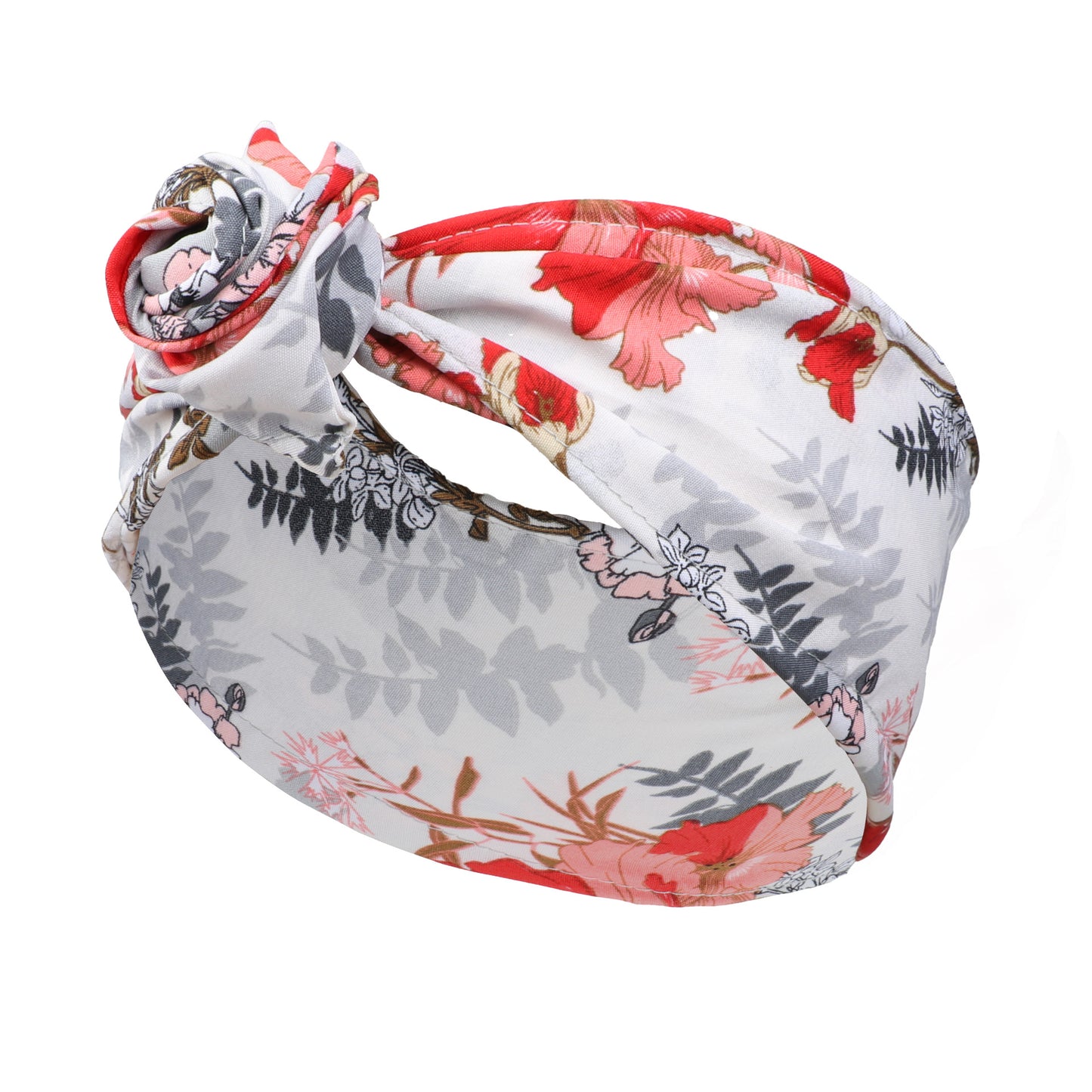 Bulk 20 pieces printed flat wide twist hair scarf
