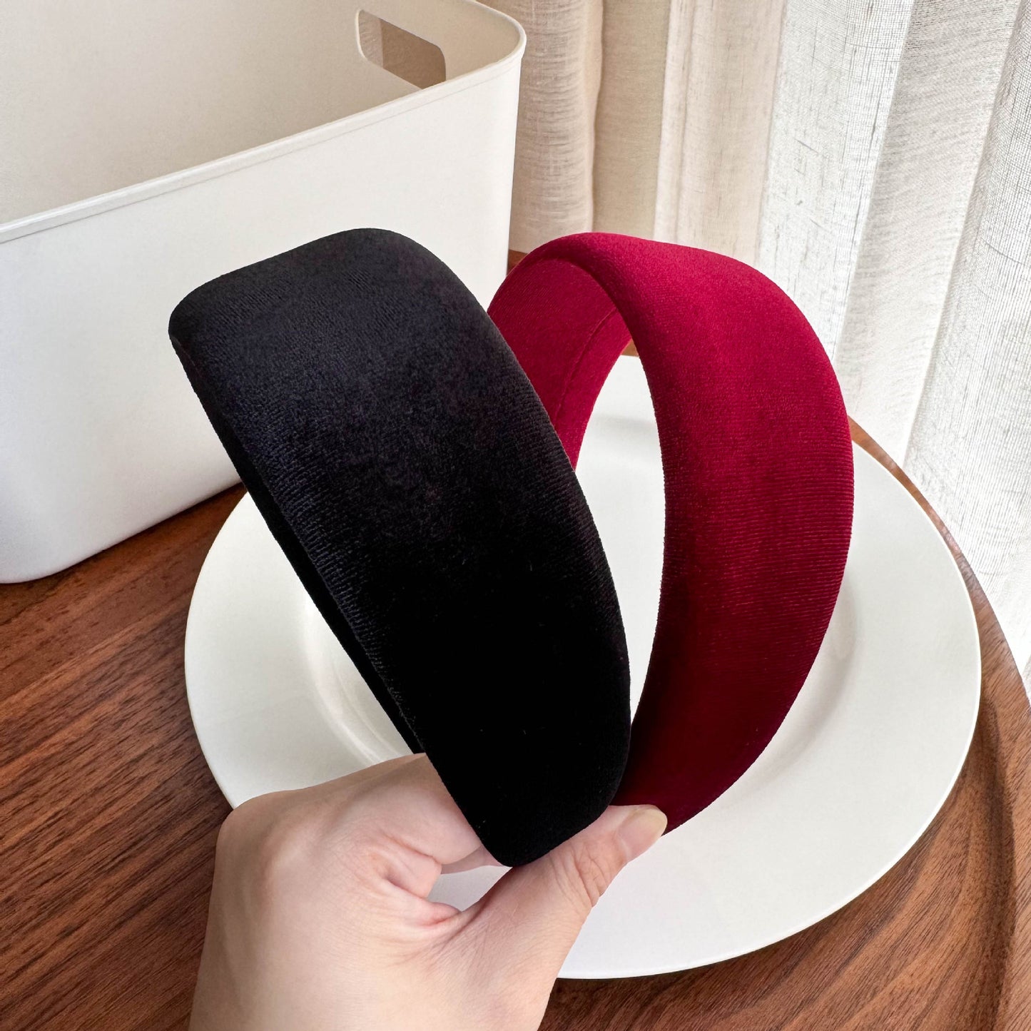 5cm-wide velvet headband