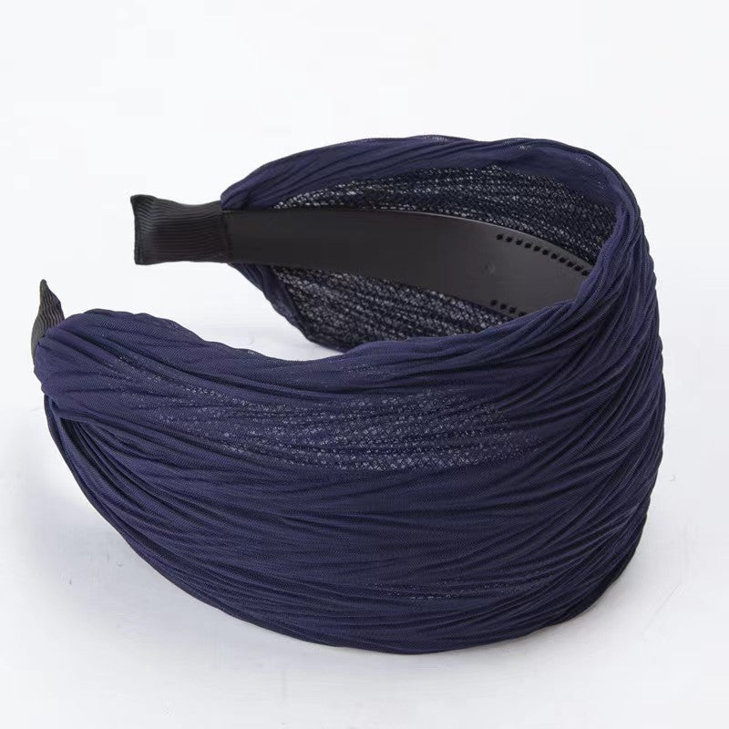10cm crinkle chiffon headband