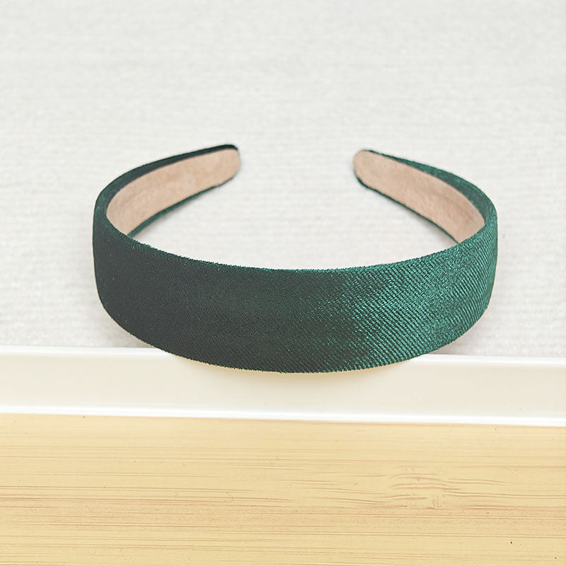 3cm wide flat velvet headband