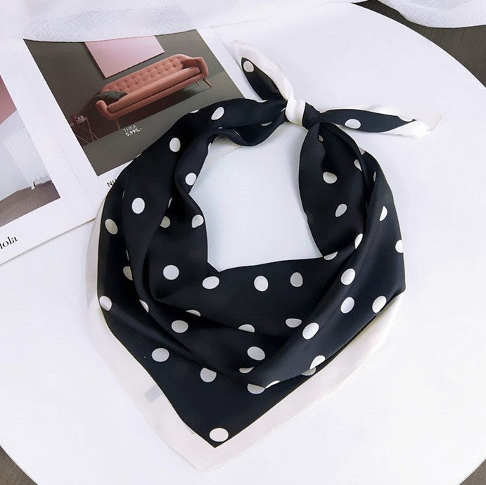 Polka dots square scarf