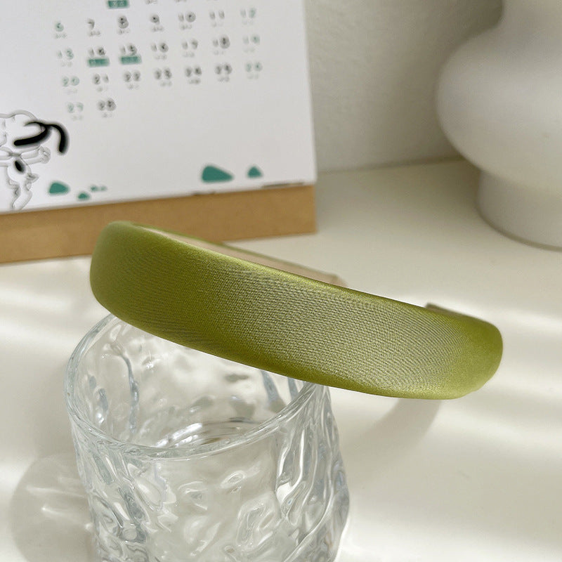 2.5cm wide plain colour thinly padded headband