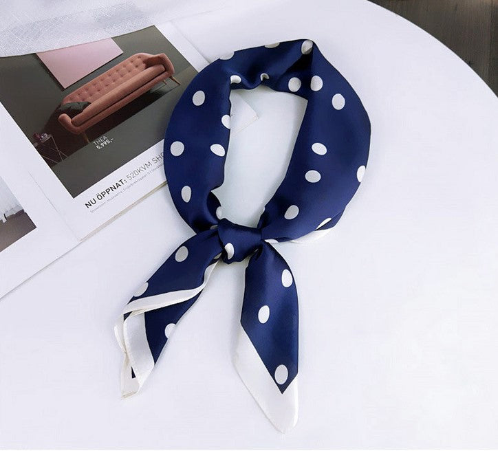 Polka dots square scarf