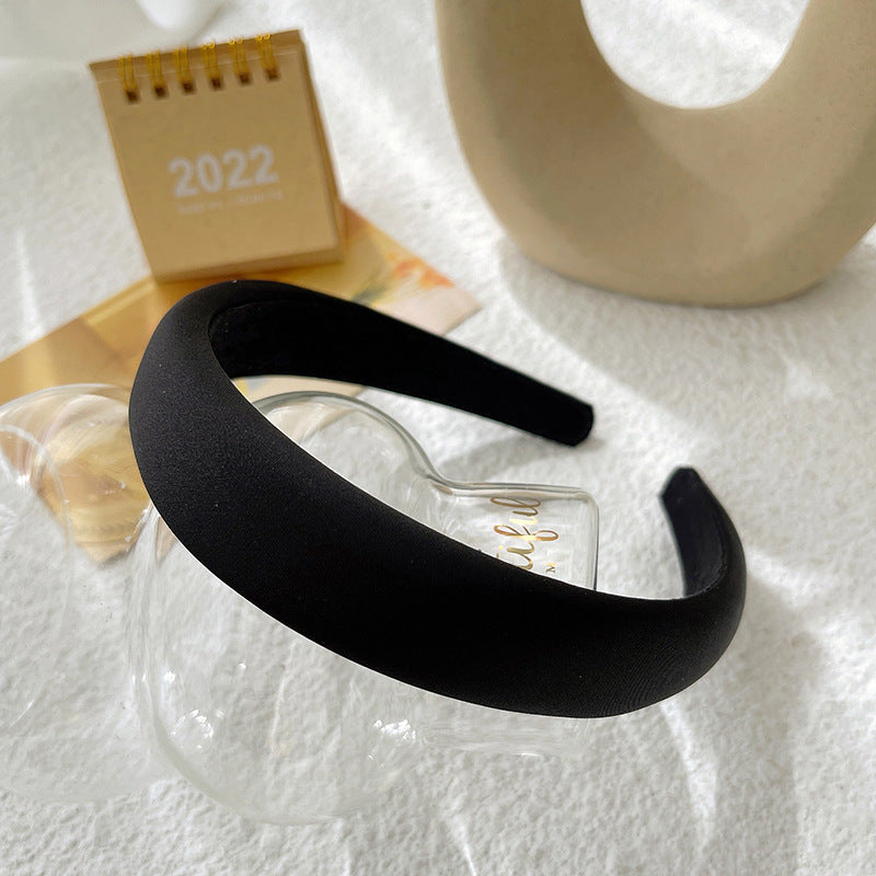 2.5cm wide plain colour thinly padded headband