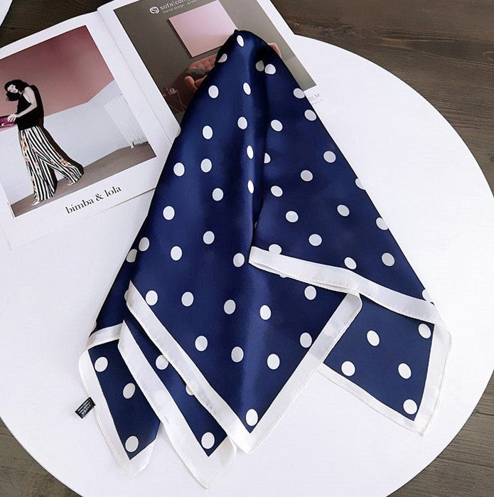 Polka dots square scarf