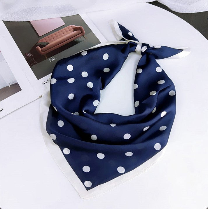 Polka dots square scarf
