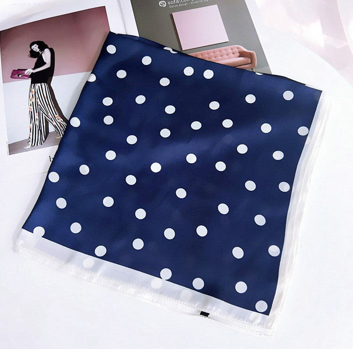 Polka dots square scarf