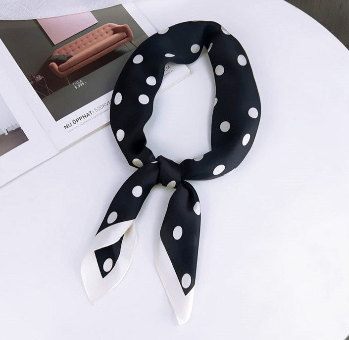 Polka dots square scarf