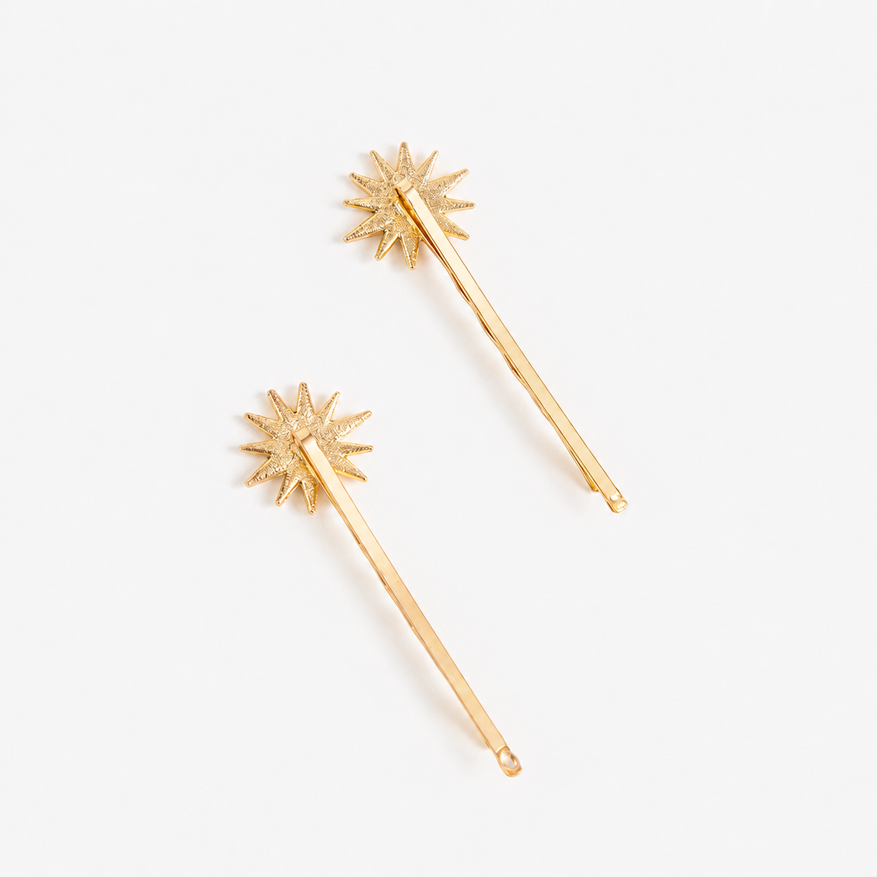 Star burst hair slides