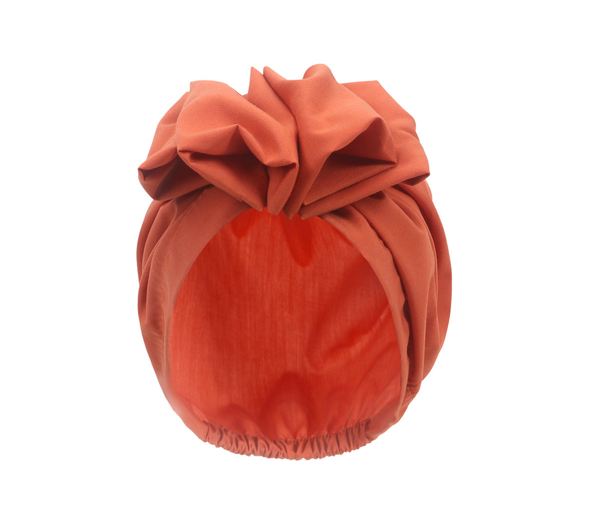 Folds front elastic hair cap