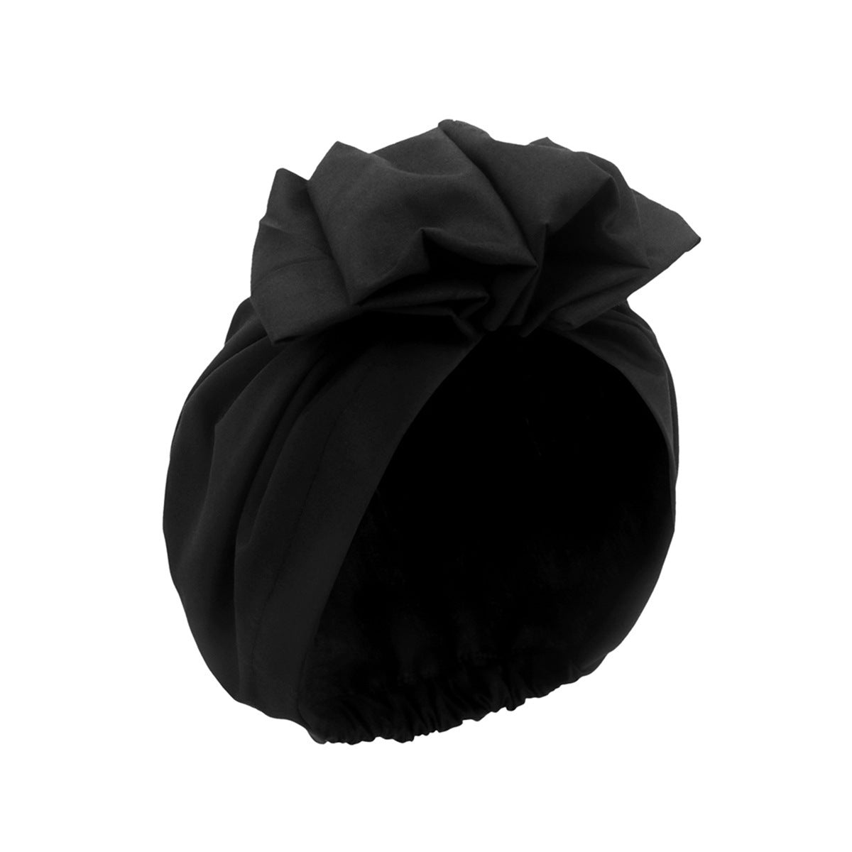 Folds front elastic hair cap