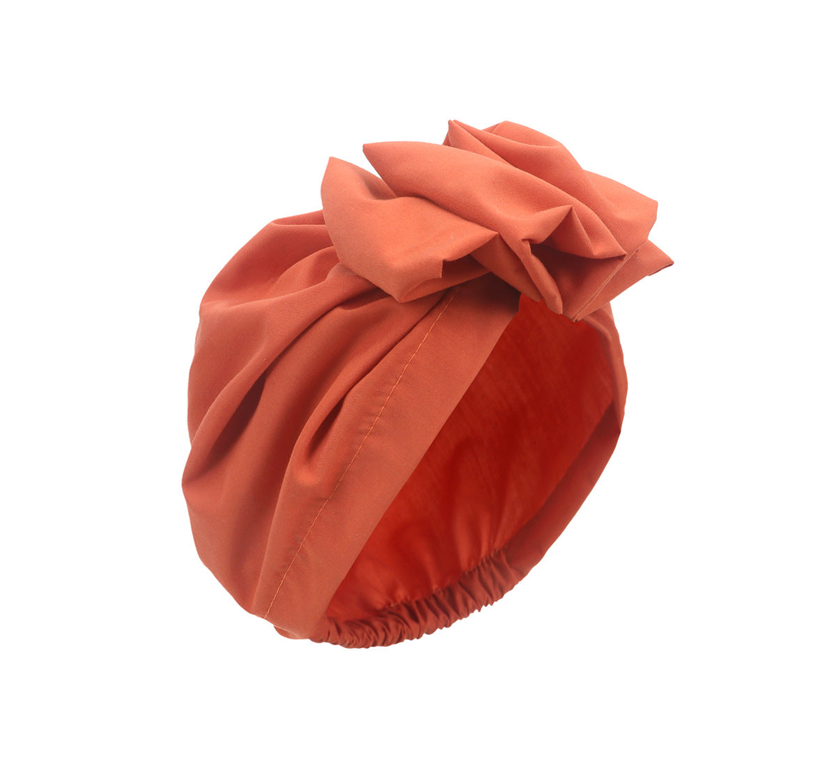 Folds front elastic hair cap