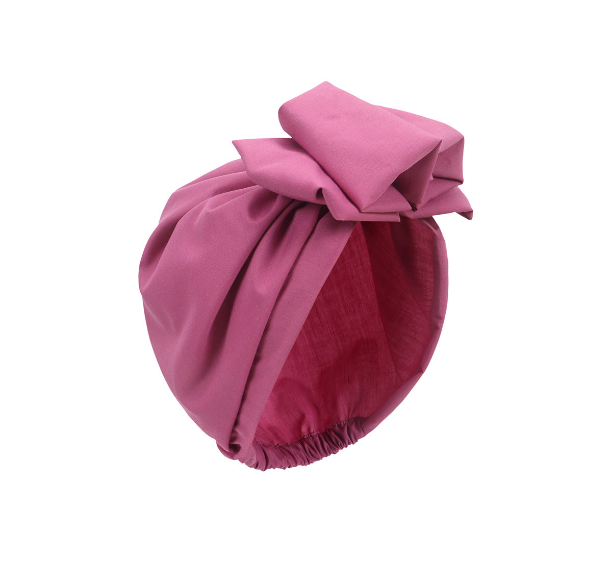 Folds front elastic hair cap