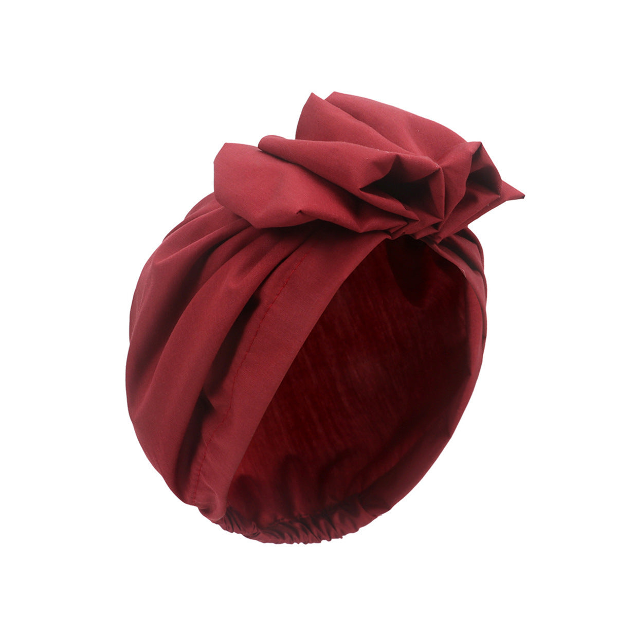 Folds front elastic hair cap